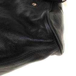 Pre Owned Bally Black Leather Tote