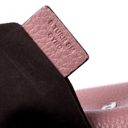 Bally Pink Leather Flap Top Handle  Bag