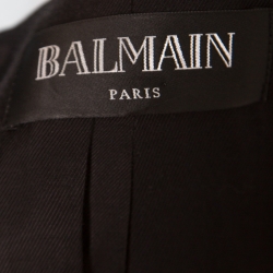 Pre Owned Balmain Powder Blue Double Breasted Fitted Blazer S