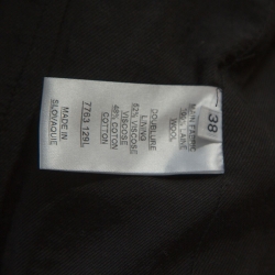 Pre Owned Balmain Army Green Wool Double-Breasted Blazer M