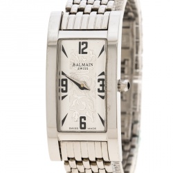 Pre Owned Balmain Silver Stainless Steel Miss Balmain 2191 Women's Wristwatch 18 mm
