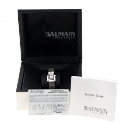 Pre Owned Balmain Silver Stainless Steel Miss Balmain 2191 Women's Wristwatch 18 mm