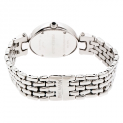 Pre Owned Balmain Mother of Pearl Stainless Steel Diamonds 5451 Women's Wristwatch 30 mm
