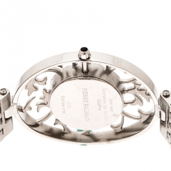 Pre Owned Balmain Mother of Pearl Stainless Steel Diamonds 3075 Women's Wristwatch 32 mm