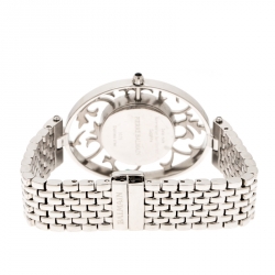 Pre Owned Balmain Mother of Pearl Stainless Steel Diamonds 3075 Women's Wristwatch 32 mm