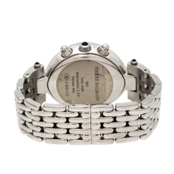 Balmain Silver Stainless Steel and Diamond Excessive Chronograph 5831 Women's Wristwatch 32 mm