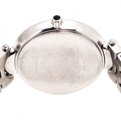 Pre Owned Balmain White Mother of Pearl Stainless Steel Haute Elegance B8071.33.83 Women's Wristwatch 27MM