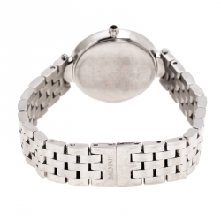 Pre Owned Balmain White Mother of Pearl Stainless Steel Haute Elegance B8071.33.83 Women's Wristwatch 27MM