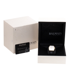 Pre Owned Balmain Mother Of Pearl Gold PVD Coated Stainless Steel Arcade Elegance 1730 Women's Wristwatch 30 mm