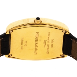 Pre Owned Balmain Mother Of Pearl Gold PVD Coated Stainless Steel Arcade Elegance 1730 Women's Wristwatch 30 mm