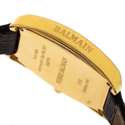 Pre Owned Balmain Mother Of Pearl Gold PVD Coated Stainless Steel Arcade Elegance 1730 Women's Wristwatch 30 mm