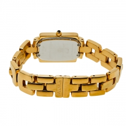 Pre Owned Balmain Silver Yellow Gold Plated Stainless Steel Balmya 2083 Women's Wristwatch 18.50 mm