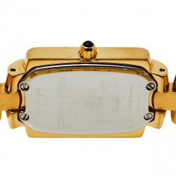 Pre Owned Balmain Silver Yellow Gold Plated Stainless Steel Balmya 2083 Women's Wristwatch 18.50 mm