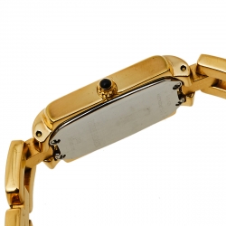 Pre Owned Balmain Silver Yellow Gold Plated Stainless Steel Balmya 2083 Women's Wristwatch 18.50 mm