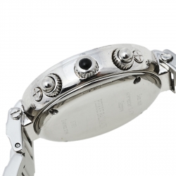 Pre Owned Balmain Mother Of Pearl Stainless Steel Diamonds B5793.33.82 Women's Wristwatch 35 mm