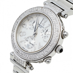 Balmain Mother Of Pearl Stainless Steel Diamonds B5793.33.82 Women's Wristwatch 35 mm