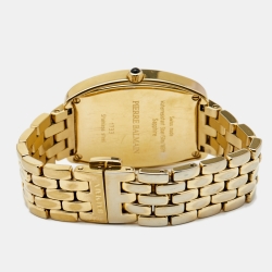 Pre Owned Balmain Silver Gold Plated Stainless Steel Arcade B1733 Women's Wristwatch 30 mm 