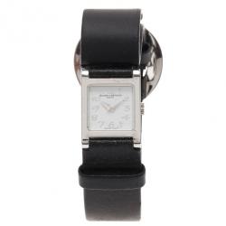 Pre Owned Baume & Mercier White Stainless Steel Vice Versa Women's Wristwatch 20MM