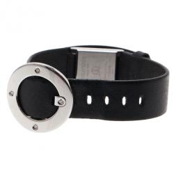 Pre Owned Baume & Mercier White Stainless Steel Vice Versa Women's Wristwatch 20MM