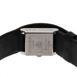 Pre Owned Baume & Mercier White Stainless Steel Vice Versa Women's Wristwatch 20MM