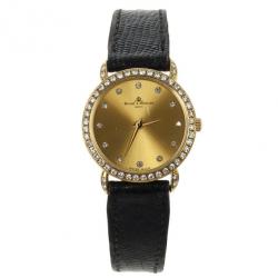 Pre Owned Baume & Mercier 18 K Yellow Gold Womens Wristwatch 26 MM
