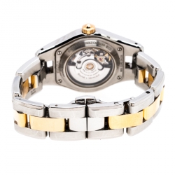 Pre Owned Baume & Mercier Mother of Pearl Two-Tone Stainless Steel Linea 10114 Women's Wristwatch 27 MM