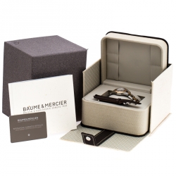 Pre Owned Baume & Mercier Mother of Pearl Two-Tone Stainless Steel Linea 10114 Women's Wristwatch 27 MM