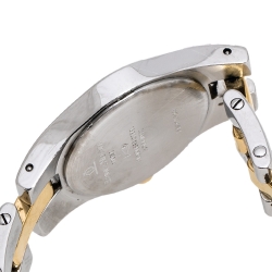 Baume & Mercier White Two-Tone Stainless Steel Linea MV045203 Women's Wristwatch 22 mm
