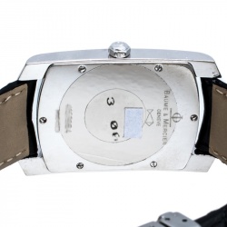 Baume & Mercier Stainless Steel Leather Hampton Women's Wristwatch 26 mm