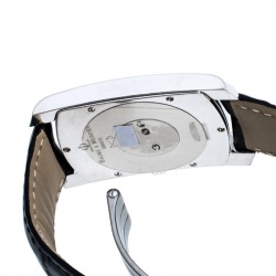 Baume & Mercier Stainless Steel Leather Hampton Women's Wristwatch 26 mm