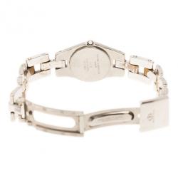 Pre Owned Baume & Mercier Silver Stainless Steel Classic Women's Wristwatch 24MM