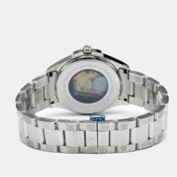 Pre Owned Bernhard H. Mayer Silver White Stainless Steel Force Artemis Women's Wristwatch 37 mm