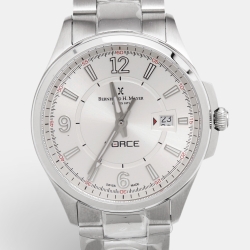 Pre Owned Bernhard H. Mayer Silver White Stainless Steel Force Artemis Women's Wristwatch 37 mm
