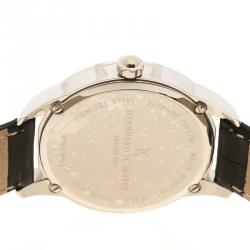 Bernhard H Mayer Blue Mother of Pearl Stainless Steel and Diamond Starlette Women's Wristwatch 34 mm