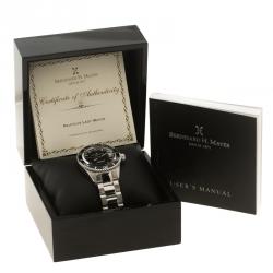 Bernhard H. Mayer Depuis 1871 Black Stainless Steel Nauticus Limited Edition 0330/4999 Women's Wristwatch 37 mm