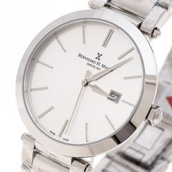 Pre Owned Bernhard H. Mayer Silver Stainless Steel Aurora Women's Wristwatch 40 mm