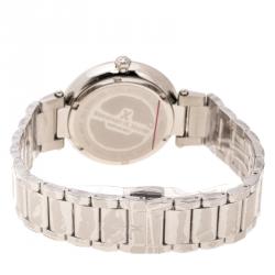 Pre Owned Bernhard H. Mayer Silver Stainless Steel Aurora Women's Wristwatch 40 mm