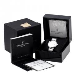 Pre Owned Bernhard H. Mayer Silver Stainless Steel Aurora Women's Wristwatch 40 mm