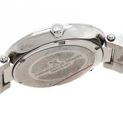 Pre Owned Bernhard H. Mayer Silver Stainless Steel Aurora Women's Wristwatch 40 mm