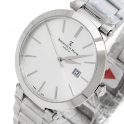 Pre Owned Bernhard H. Mayer Silver Stainless Steel Aurora Women's Wristwatch 40 mm