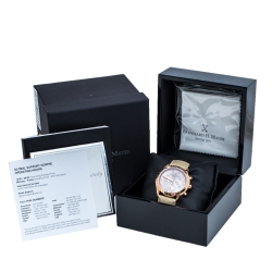 Pre Owned Bernhard H Mayer Khaki Rose Gold PVD Plated Stainless Steel Irish Chronograph Women's Wristwatch 38 mm