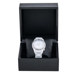 Bernhard H. Mayer White La Vida Ceramic Diamond B2416/CW Women's Wristwatch 38 mm
