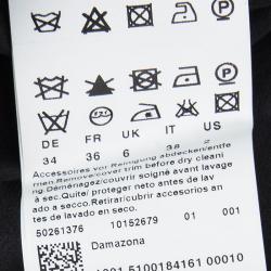 مملوكة مسبقًا فستان بوس باي هوغو بوس ماكسي حمالات رقبة مزخرف أسود S