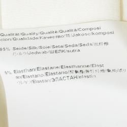 مملوكة مسبقًا Boss By Hugo Boss Off White Silk Panel Detail Isala Top L