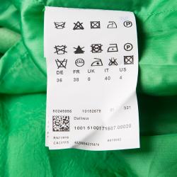 Pre Owned فستان بوس باي هوغو بوس داليزيا بلا أكمام برقبة حرف V أخضر S