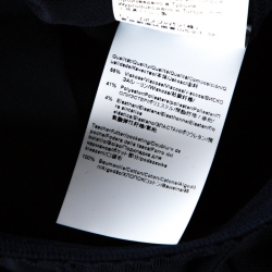 Pre Owned Boss By Hugo Boss Navy Blue Drawstring Waist Maxi Bendrah Skirt L