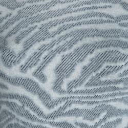 مملوكة مسبقًا Boss By Hugo Boss Grey Animal Pattern Knit Long Sleeve Flaiza Dress XS