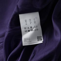 مملوكة مسبقًا Boss By Hugo Boss Purple V-Neck Sleeveless Diwendyn Maxi Dress M