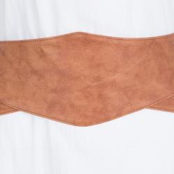 مملوكة مسبقًا Boss Orange By Hugo Boss White Cotton Ruffle Detail Belted Antara Dress S