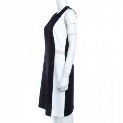 Pre Owned فستان بوس باي هوغو بوس هالاني كتل لونية بلا أكمام M